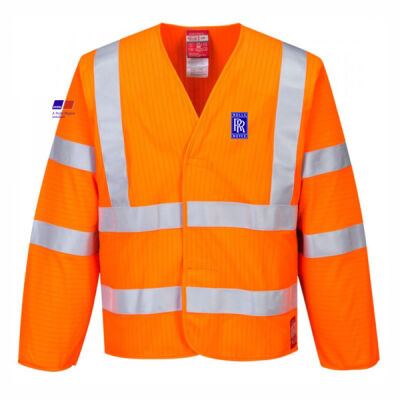 Men's FR Anti Static Hi Vis L/S Vest Thumbnail