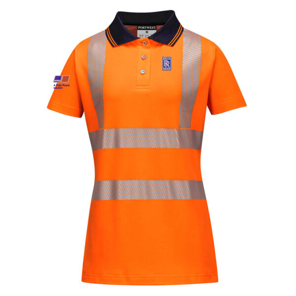 Ladies Hi Vis Polo Shirt Thumbnail