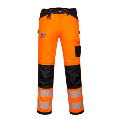 Ladies Hi Vis Stretch Work Trouser Thumbnail