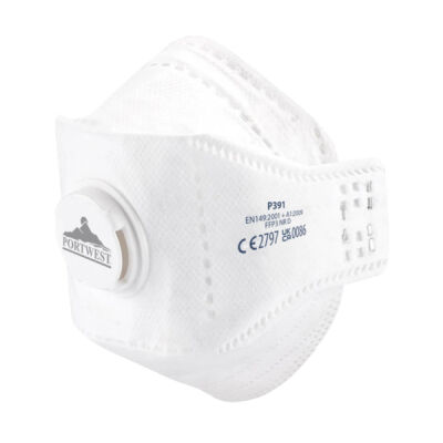 EAGLE FFP3 Valved Dolomite Fold Flat Respirator (10 Pack) Thumbnail