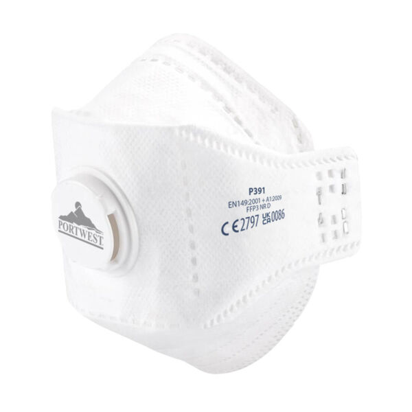 EAGLE FFP3 Valved Dolomite Fold Flat Respirator (10 Pack) Thumbnail