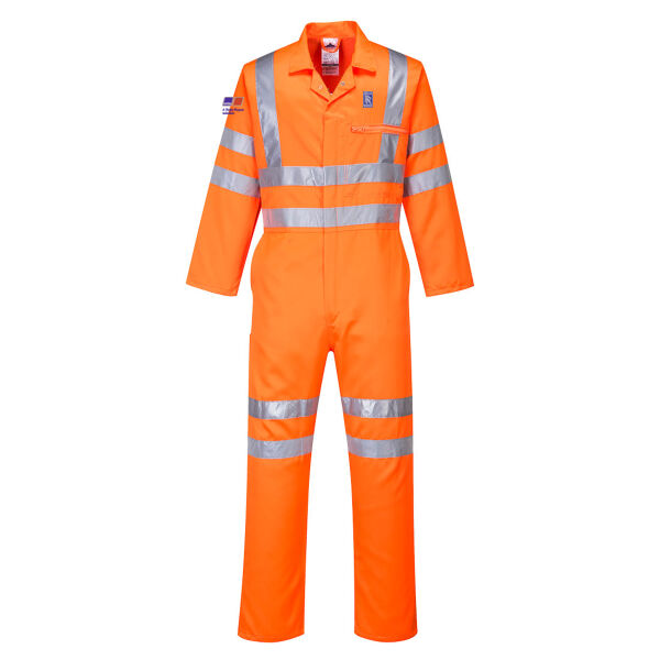 Hi-Vis Poly-cotton Coverall RIS Thumbnail