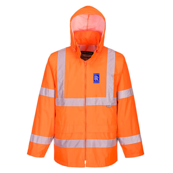 Unisex Hi Vis Rain Jacket Thumbnail
