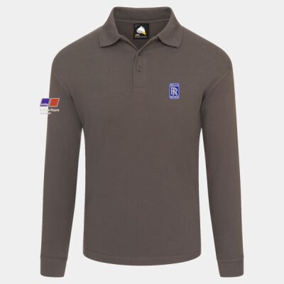 Unisex L/S Polo Shirt Thumbnail