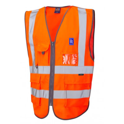 Unisex Hi Vis Executive Rail Vest (Pull Apart) Thumbnail